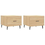 Couchtische 2 Stk. Sonoma-Eiche 50x50x40 cm Holzwerkstoff