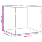 Displaybox Transparent 40x36x35 cm Acryl