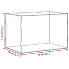 Displaybox Transparent 56x36x37 cm Acryl