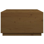 Couchtisch Honigbraun 80x80x45 cm Massivholz Kiefer