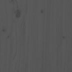 Flurbank Grau 80x40x60 cm Massivholz Kiefer