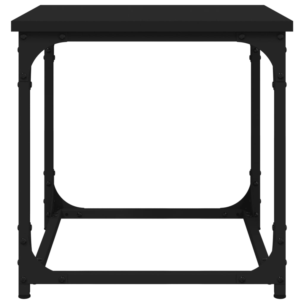 Beistelltisch Schwarz 40x40x40 cm Holzwerkstoff