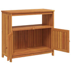 Garten-Konsolentisch 80x35x75 cm Massivholz Akazie