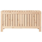 Gartentruhe 108x42,5x54 cm Massivholz Kiefer