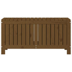 Gartentruhe Honigbraun 108x42,5x54 cm Massivholz Kiefer