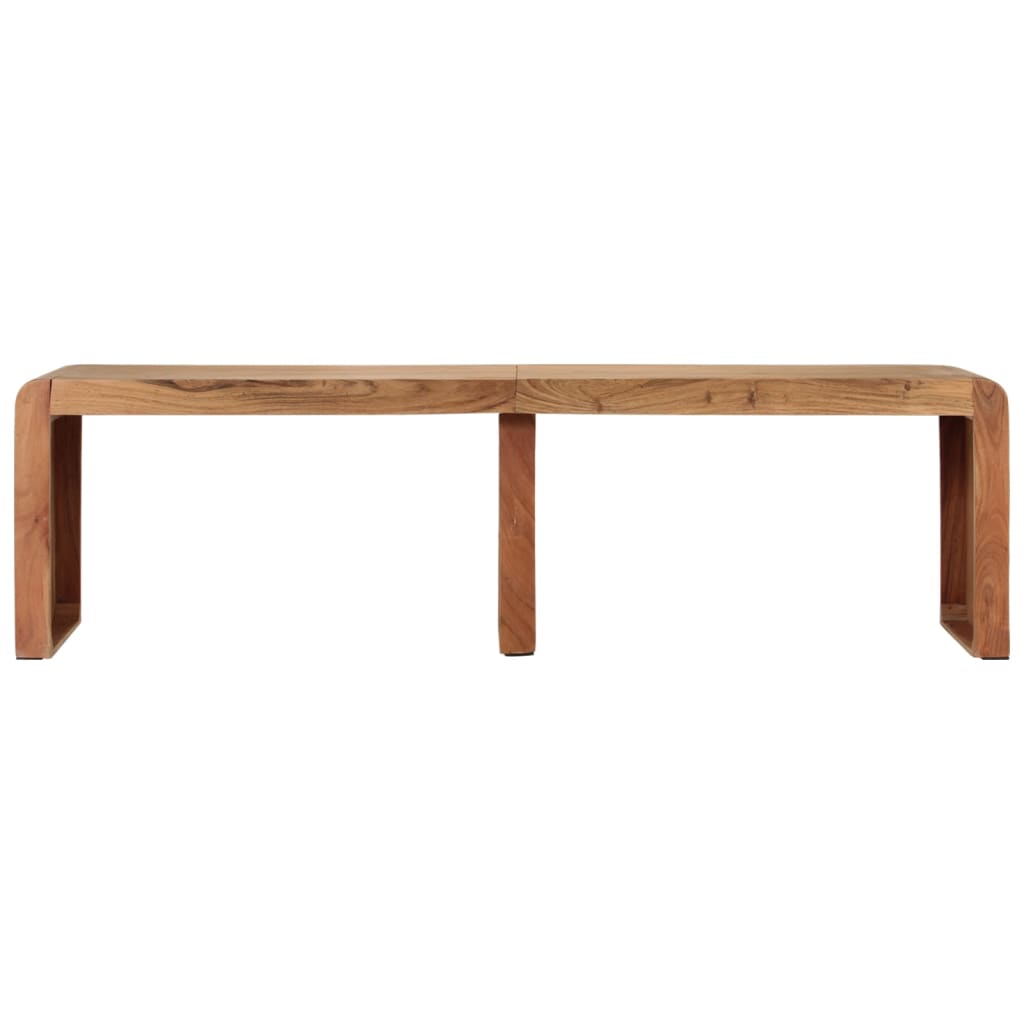 Sitzbank 160x38x45 cm Massivholz Akazie