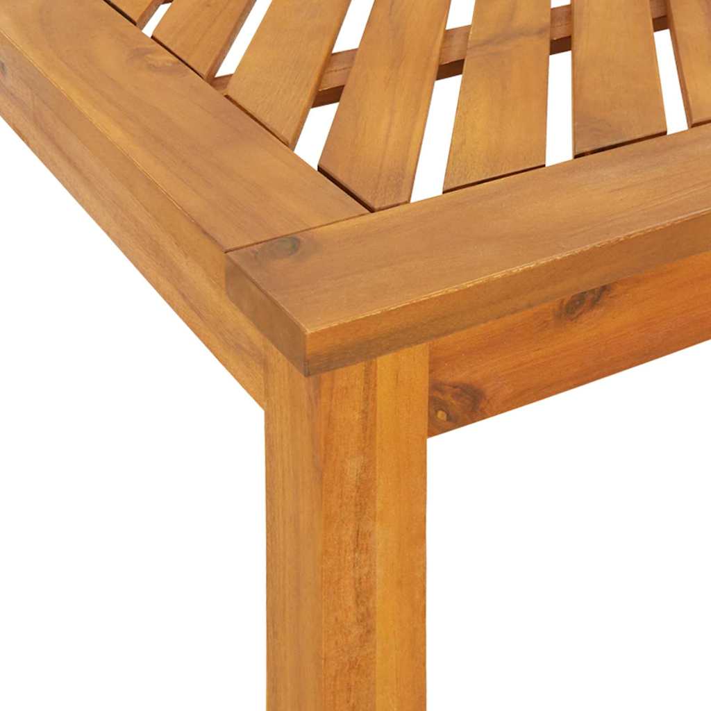 Garten Essgruppe 3 pcs Braun Massivholz Akazie
