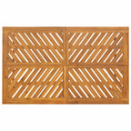 Garten Essgruppe 4 pcs Braun Massivholz Akazie