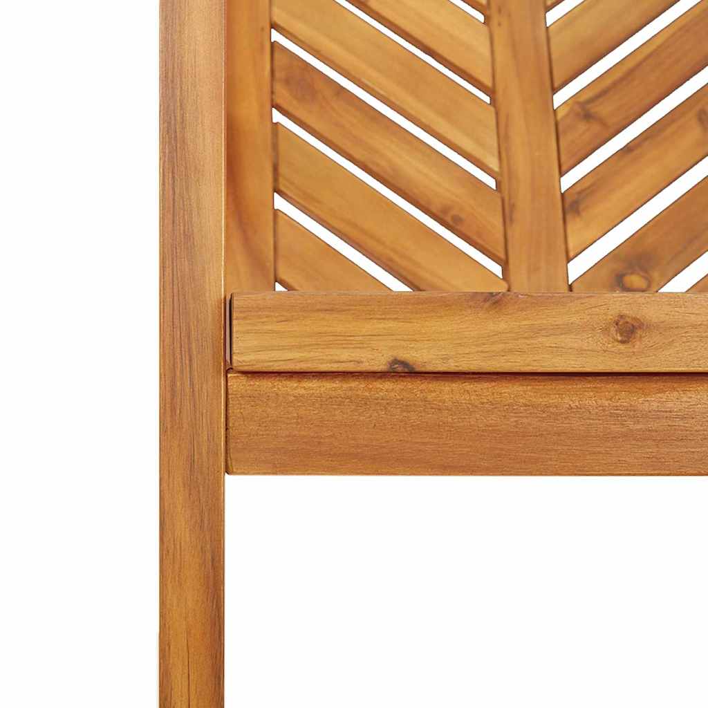 Garten Essgruppe 6 pcs Braun Massivholz Akazie