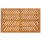 Garten Essgruppe 4 pcs Braun Massivholz Akazie