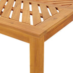 Garten Essgruppe 3 pcs Braun Massivholz Akazie