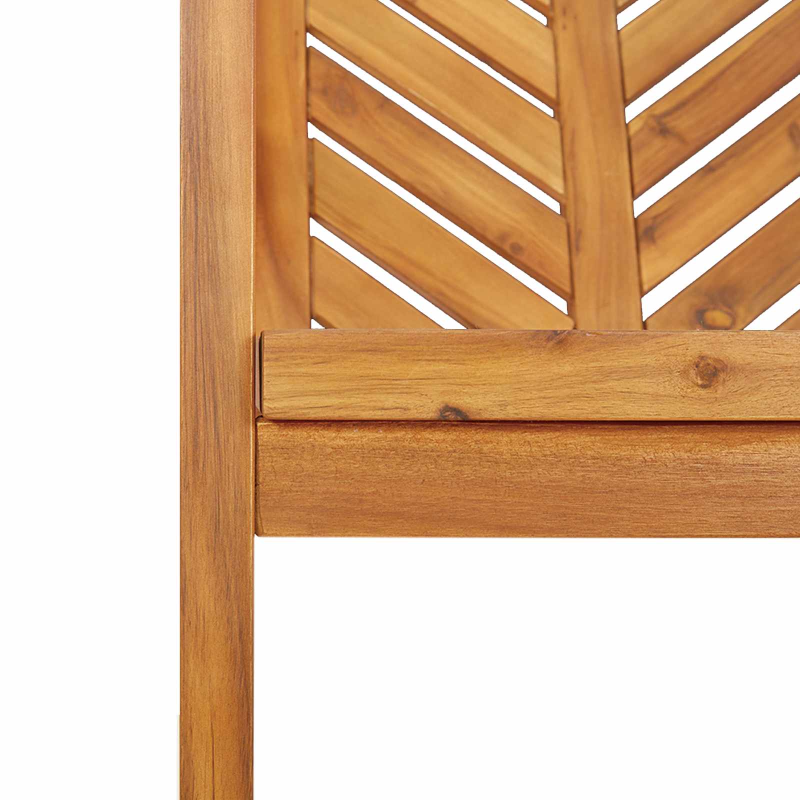 Garten Essgruppe 3 pcs Braun Massivholz Akazie