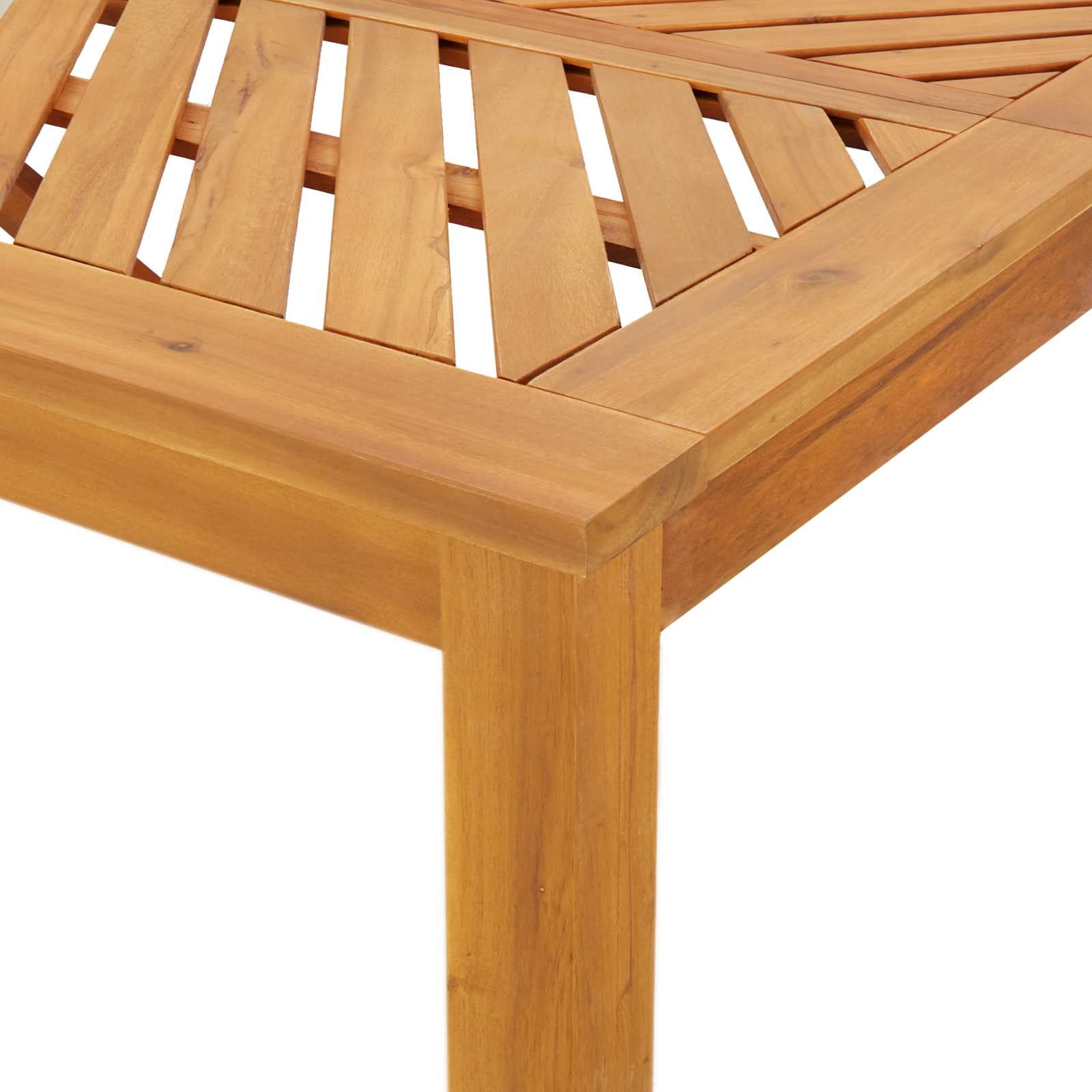 Garten Essgruppe 3 pcs Braun Massivholz Akazie