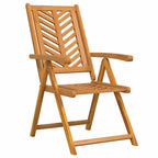 Garten Essgruppe 7 pcs Braun Massivholz Akazie