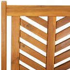 Garten Essgruppe 9 pcs Braun Massivholz Akazie