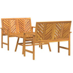 Garten-Lounge-Set 3 pcs Braun Massivholz Akazie