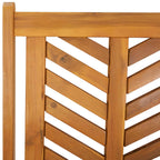 Gartenstuhl 4 pcs Braun 57 x 72 x 109 cm Massivholz Akazie