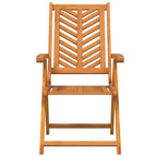 Gartenstuhl 4 pcs Braun 57 x 72 x 109 cm Massivholz Akazie
