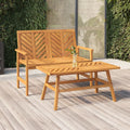 Gartenbank 109 cm Massivholz Akazie