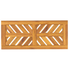 Gartenbank 80 cm Massivholz Akazie