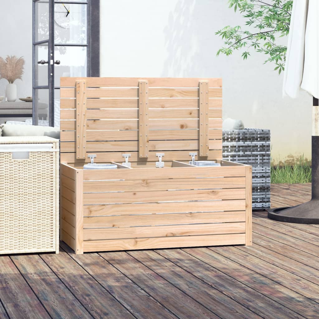 Gartenbox 101x50,5x46,5 cm Massivholz Kiefer