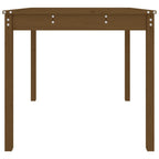 Gartentisch Honigbraun 82,5x82,5x76 cm Massivholz Kiefer