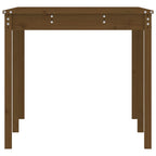 Gartentisch Honigbraun 159,5x82,5x76 cm Massivholz Kiefer