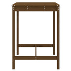 Gartentisch Honigbraun 82,5x82,5x110 cm Massivholz Kiefer