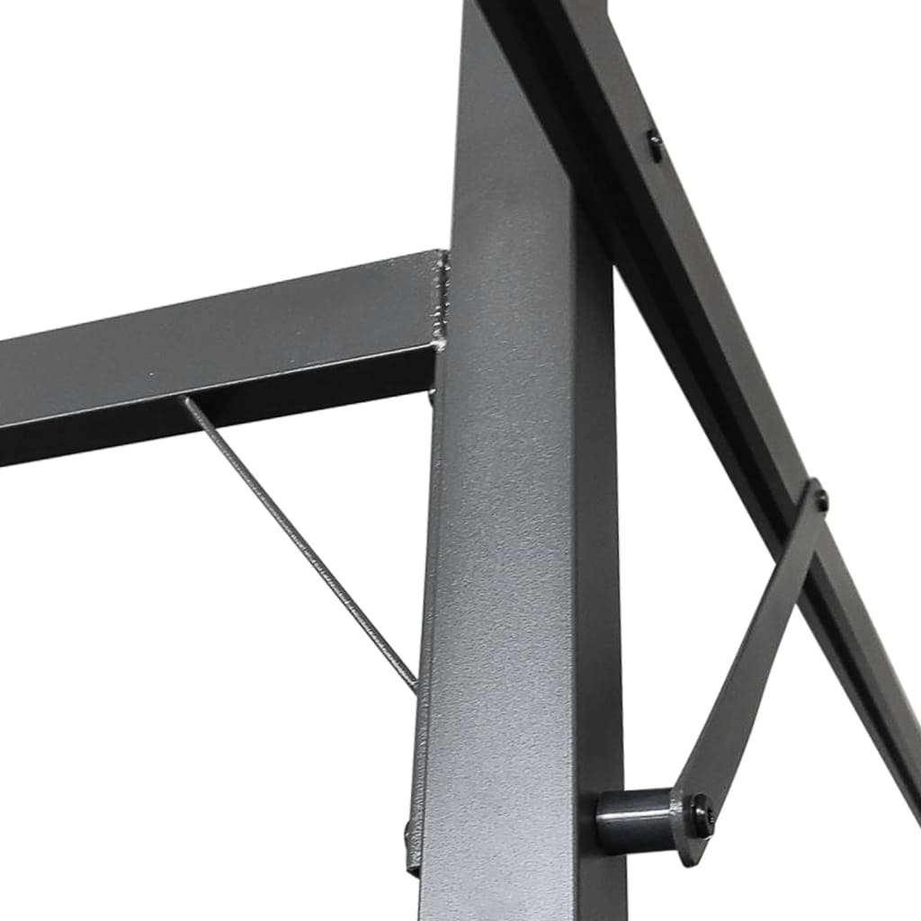Pergola mit Schiebedach Taupe 295x292x230 cm