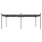 Pergola mit Schiebedach Anthrazit 589x292x230 cm
