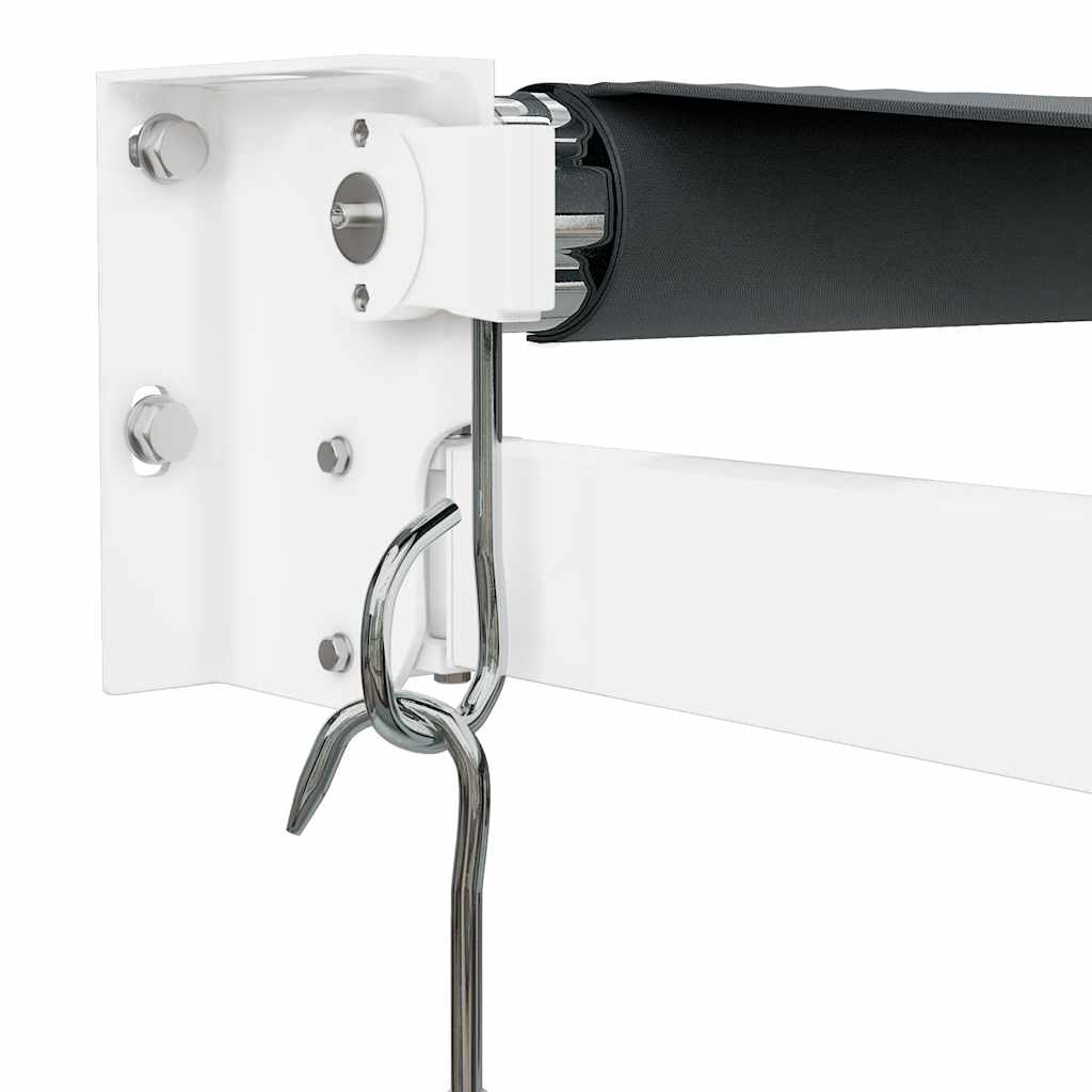 Markise Einziehbar Anthrazit 4,5x3 m Stoff und Aluminium