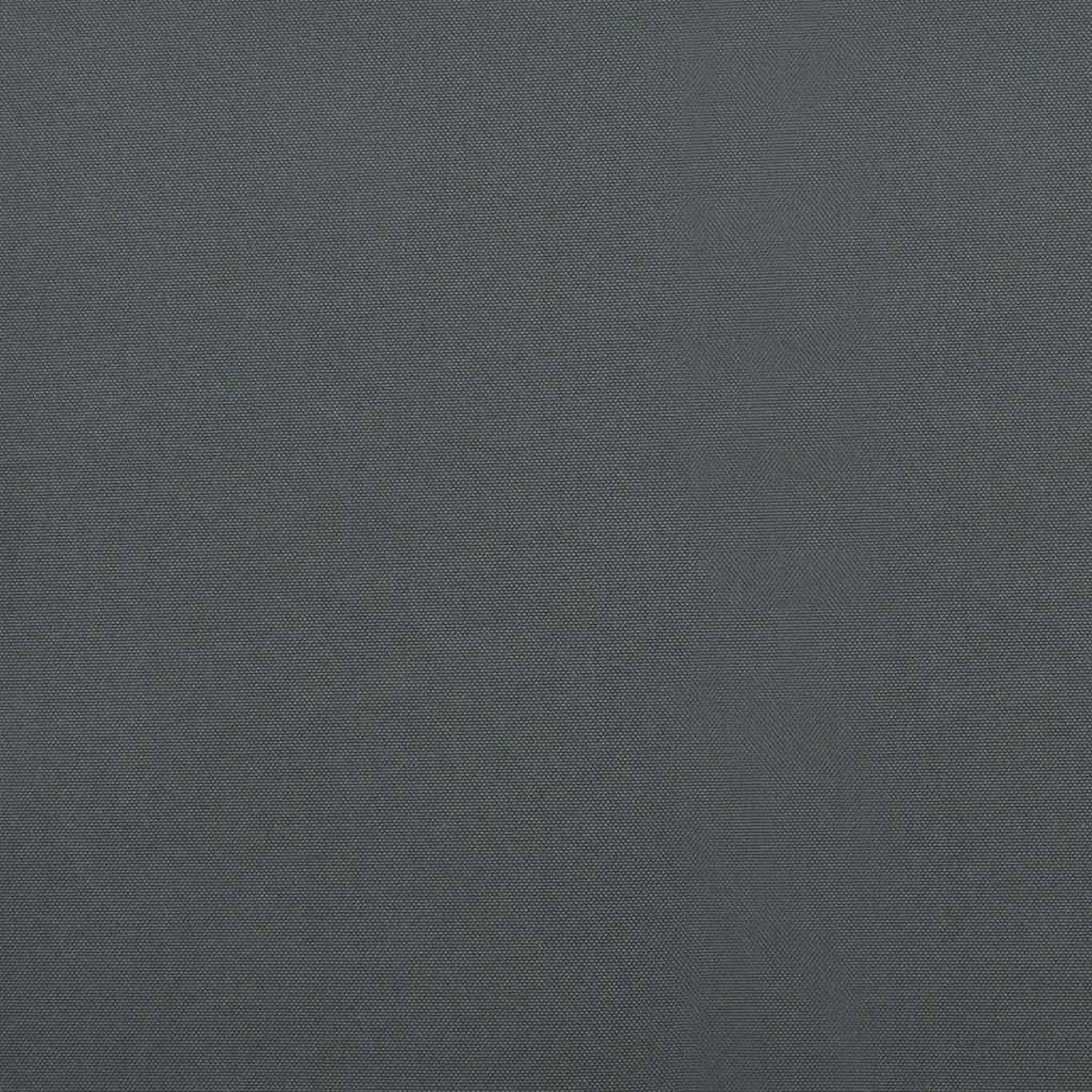 Markise Einziehbar Anthrazit 4,5x3 m Stoff und Aluminium