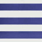 Markise Einziehbar Blau und Weiß 3,5x2,5 m Stoff und Aluminium