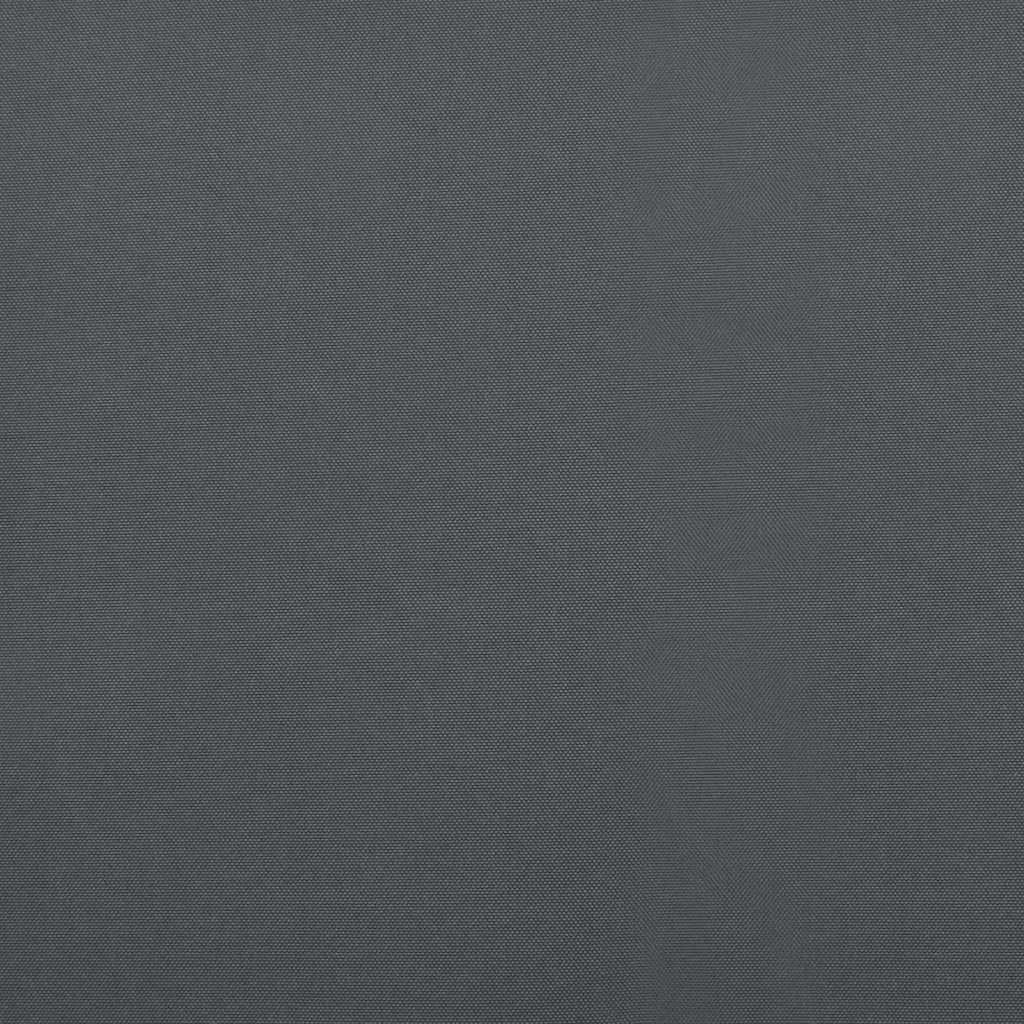Markise Einziehbar Anthrazit 3,5x2,5 m Stoff und Aluminium