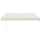 Elektrische Markise mit Kurbel Creme 3,5x2,5 m