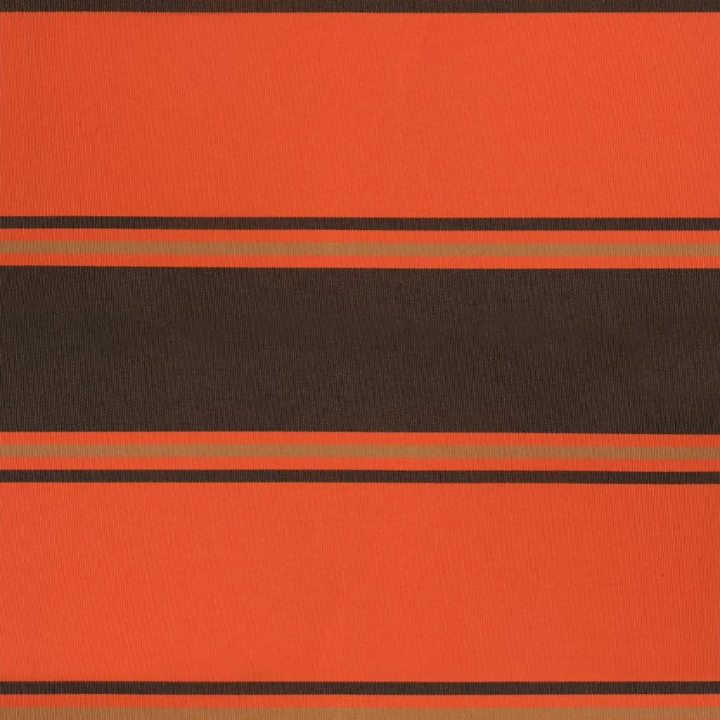 Elektrische Markise mit Kurbel Orange und Braun 3x2,5 m