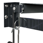 Elektrische Markise mit Kurbel Anthrazit 5x3 m