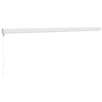 Markise Einziehbar Creme 5x3 m Stoff und Aluminium