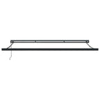 Markise Einziehbar Orange und Braun 4,5x3 m Stoff und Aluminium
