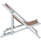 Strandstühle 2 Stk. Klappbar Aluminium und Textilene
