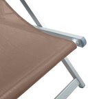 Strandstühle 2 Stk. Klappbar Aluminium und Textilene