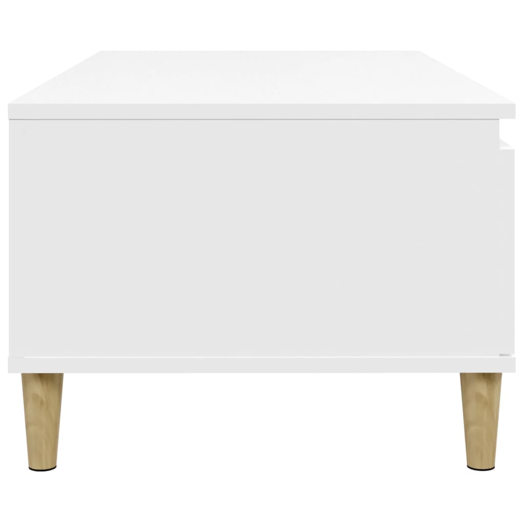 Couchtisch Weiß 90x50x36,5 cm Holzwerkstoff