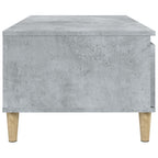 Couchtisch Betongrau 90x50x36,5 cm Holzwerkstoff