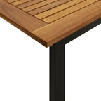 Gartentisch mit Beinen in U-Form 200x90x75 cm Massivholz Akazie