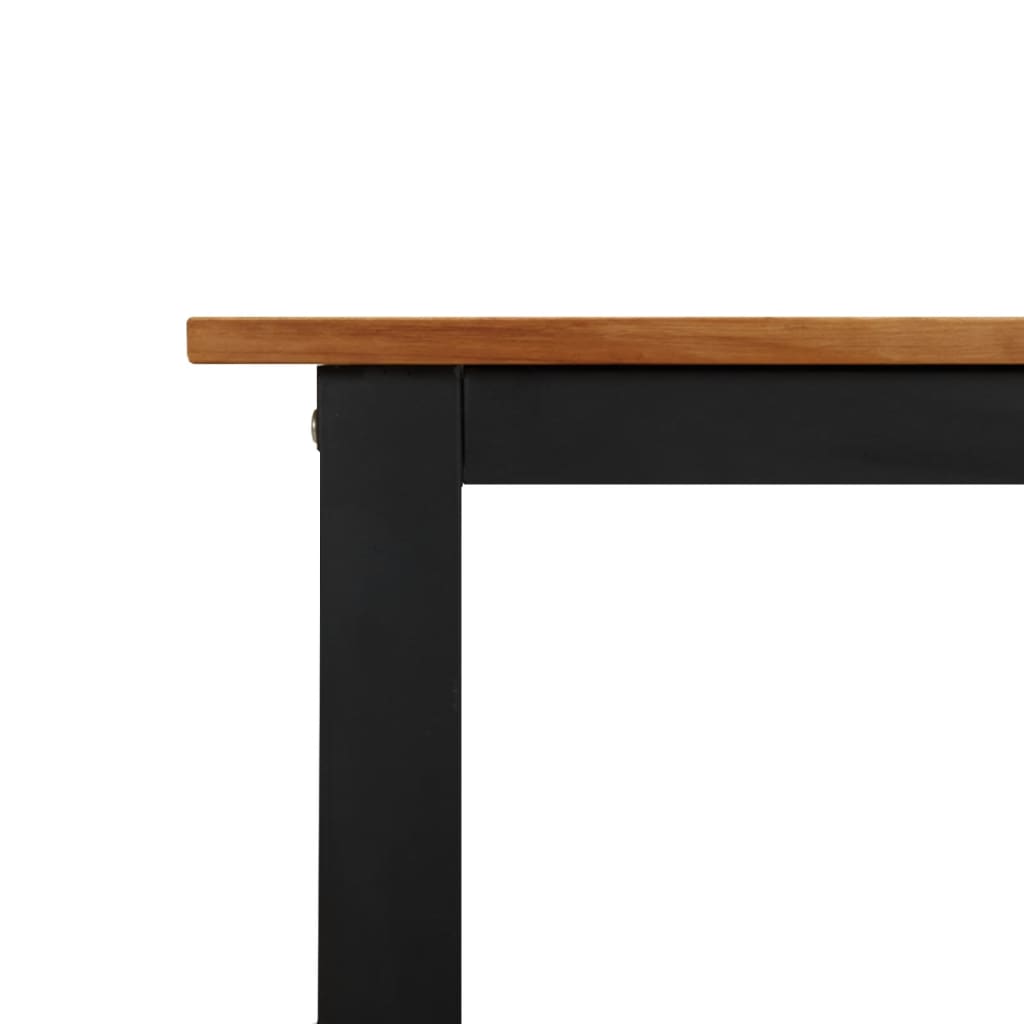 Gartentisch mit Beinen in U-Form 200x90x75 cm Massivholz Akazie