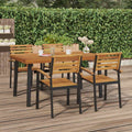 Gartentisch 150x90x75 cm Massivholz Akazie