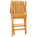Gartenstühle 4 Stk. Klappbar 61x67x90 cm Massivholz Teak
