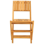 Gartenstühle 4 Stk. Klappbar 47x61x90 cm Massivholz Teak