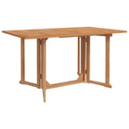 Garten Essgruppe 7 pcs Braun Massivholz Teak