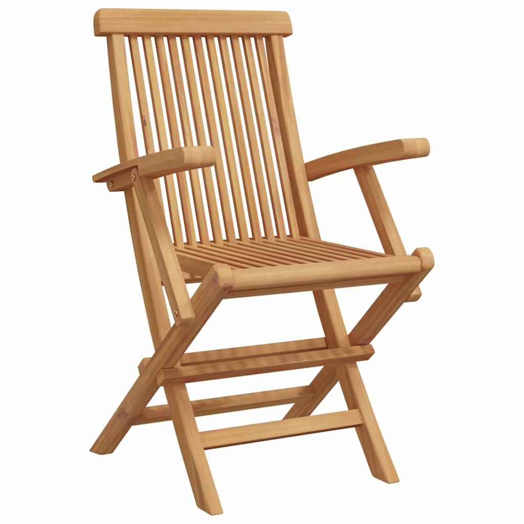 Garten Essgruppe 7 pcs Braun Massivholz Teak